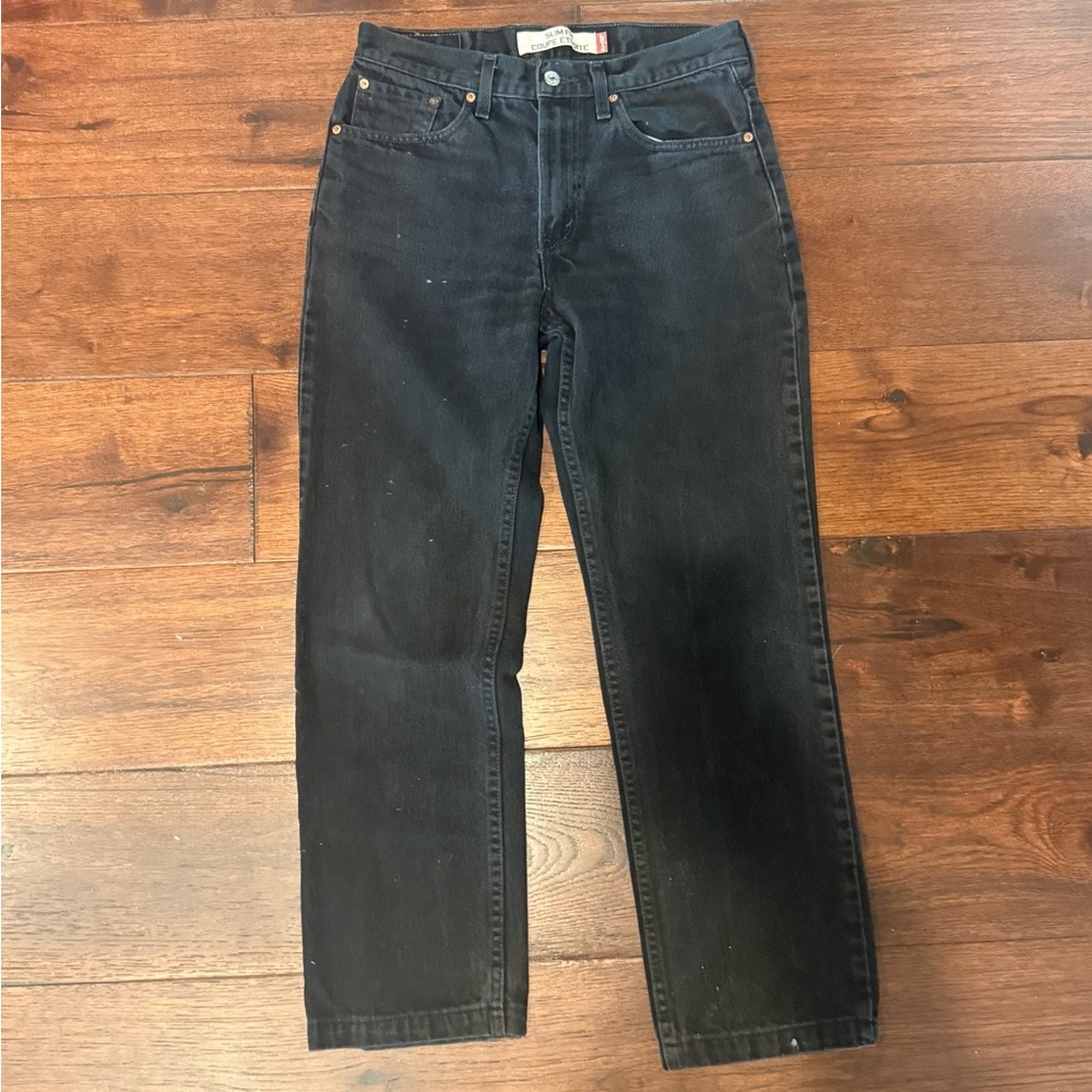LEVIS WOMENS SLIM FIT HIGH RISE DENIM JEANS, SIZE LARGE (33 x 32),GREY WASH